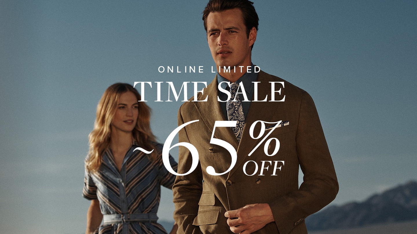 【オンラインストア限定 TIME SALE】対象セール品が最大65%OFFに1