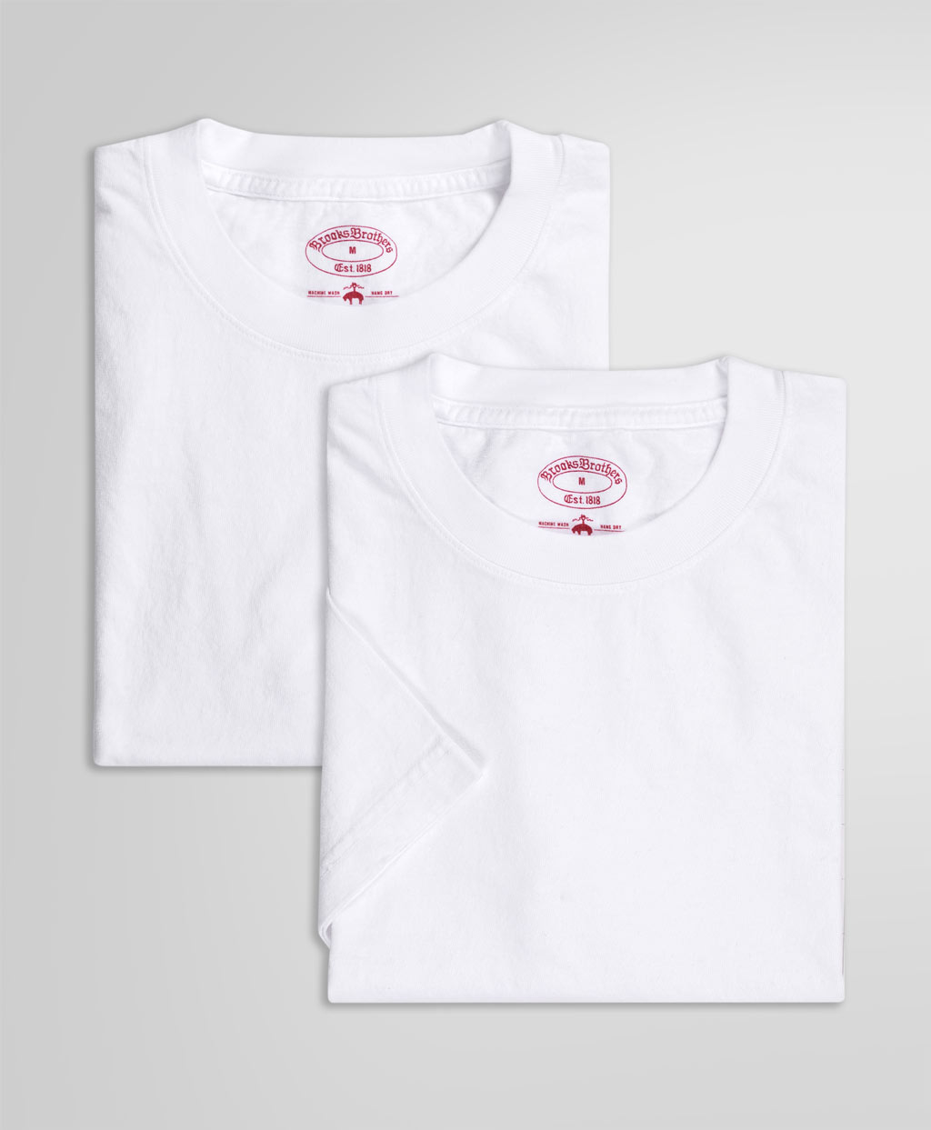 コットン　２パック　クルーネック　Tシャツ　Made in USA