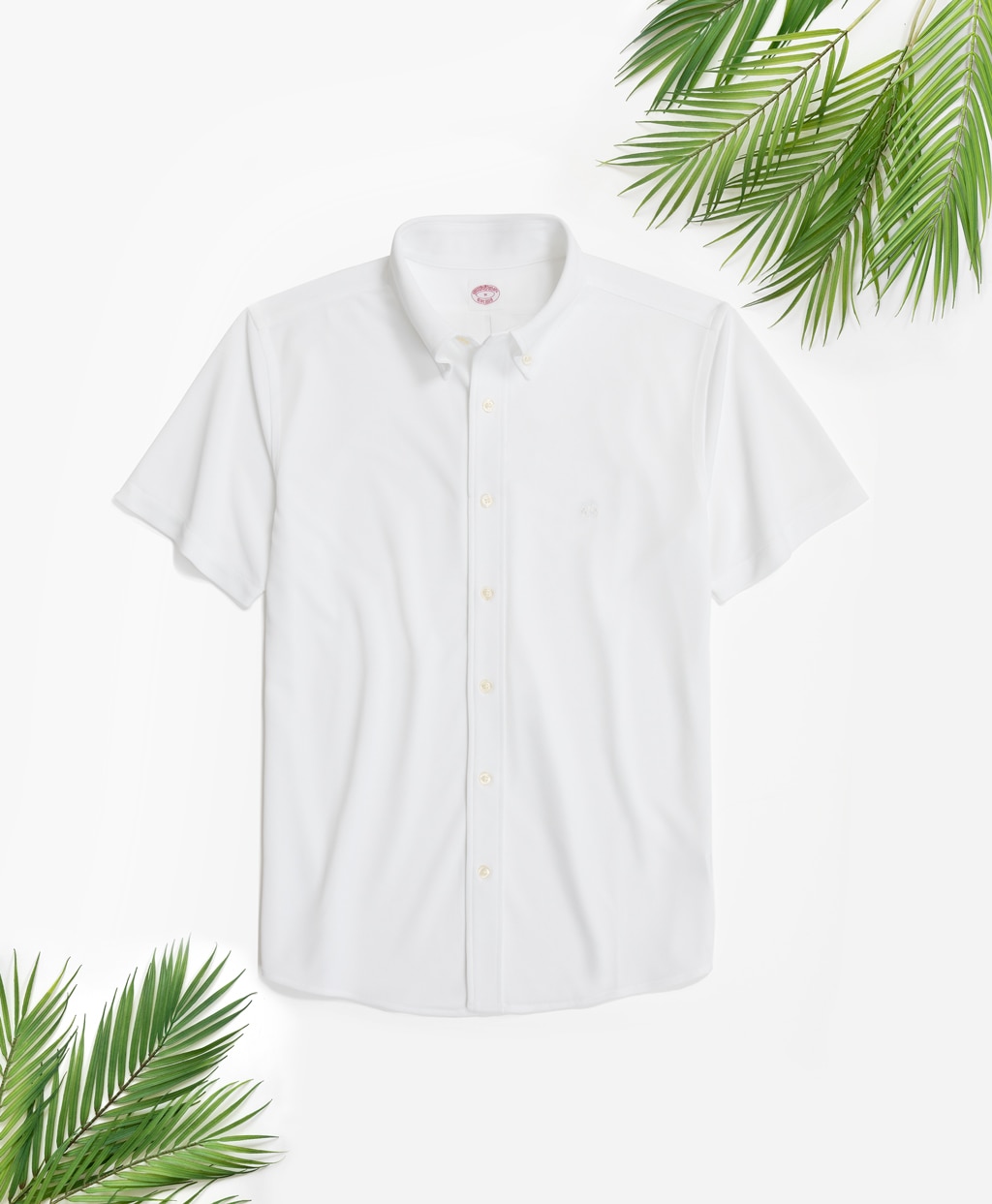 ◇オンラインストア限定◇SS24 ポリエステル GFロゴ ショートスリーブ カノコニットシャツ | Brooks Brothers Japan (ブルックス  ブラザーズ ジャパン)